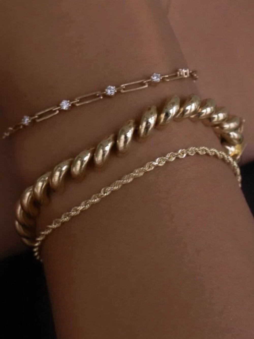 KINN Studio Rope Chain Bracelet 6.5 - Picture 3 of 6